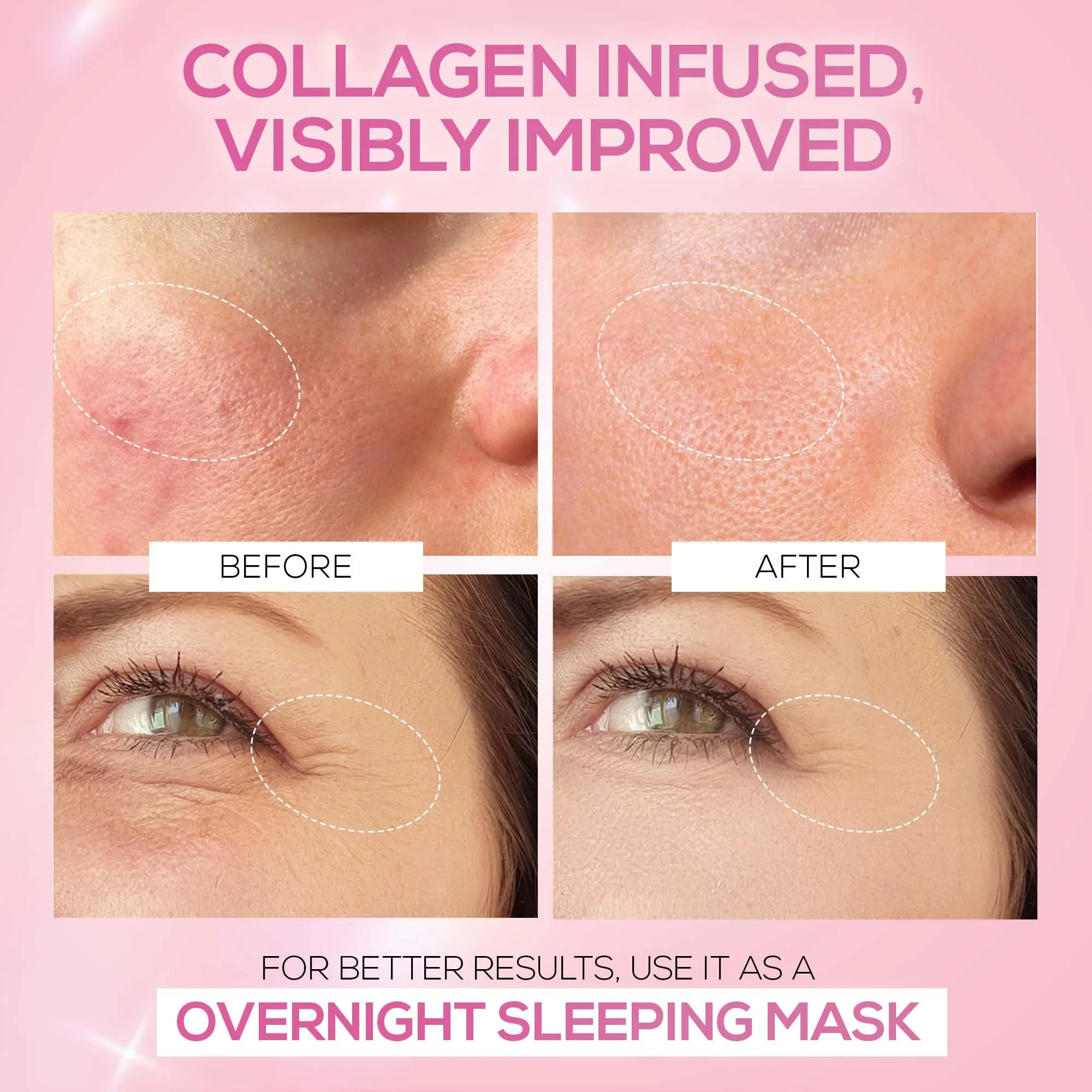 RENEE Pink Therapy Hydrolyzed Collagen Jelly Cream For Anti-Aging & Hydrated Skin - Image 6