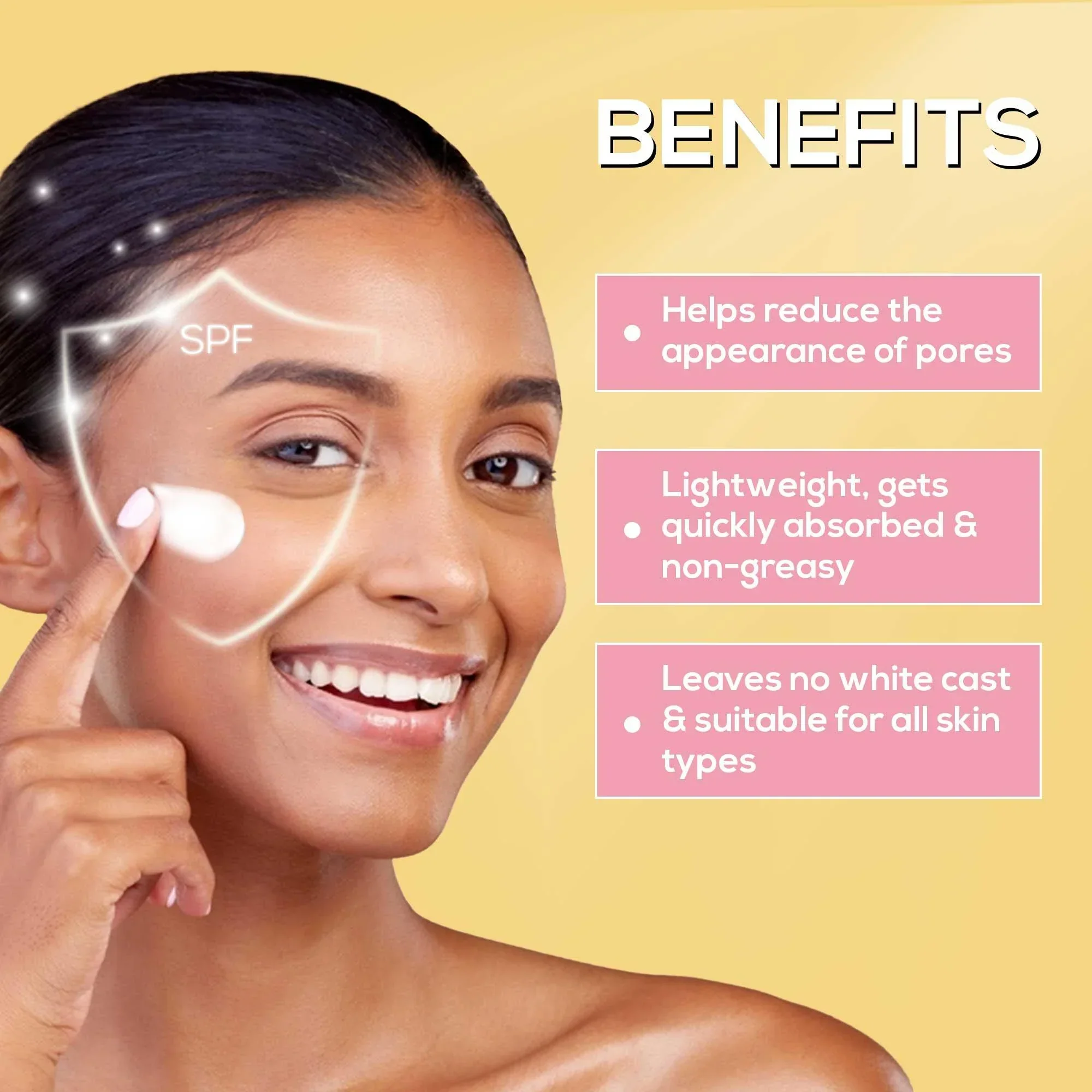 RENEE Pore Minimizing Sunscreen SPF 70 With 2% Niacinamide, 2% Peptide Complex & 3% Multivitamins, 50Ml - Image 5