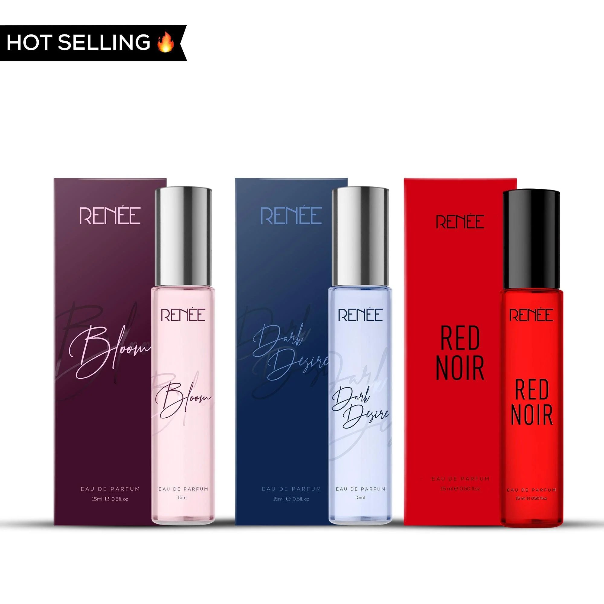 RENEE Premium Eau De Parfum Trio Combo, 15 ml Each
