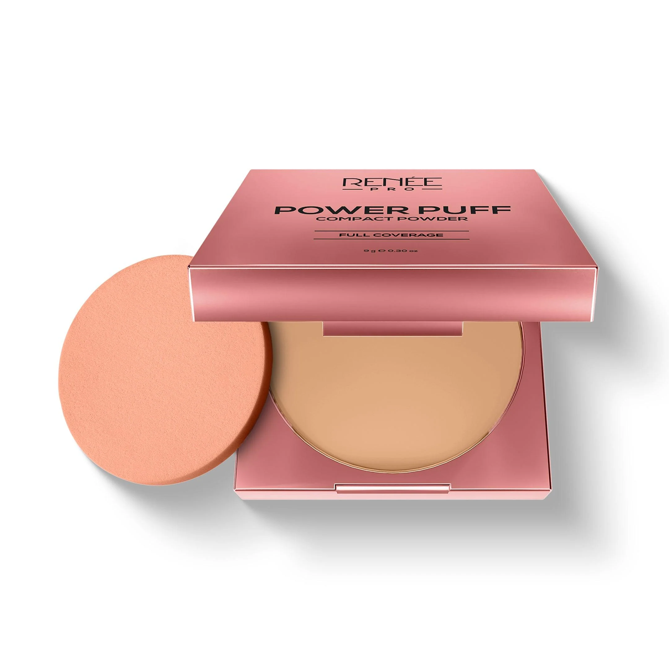 RENEE PRO Power Puff Compact Powder, 9 Gm - Image 33