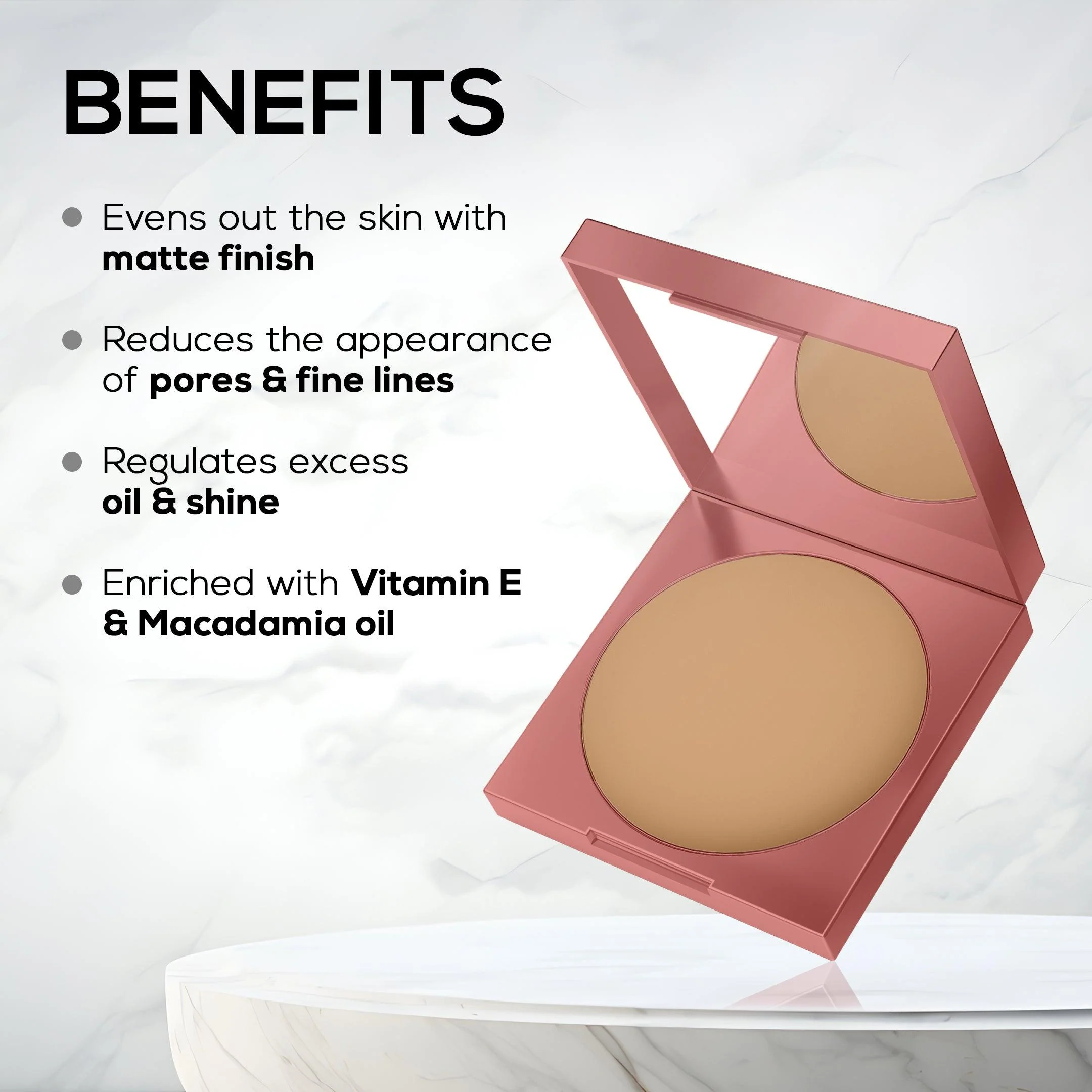 RENEE PRO Power Puff Compact Powder, 9 Gm - Image 42