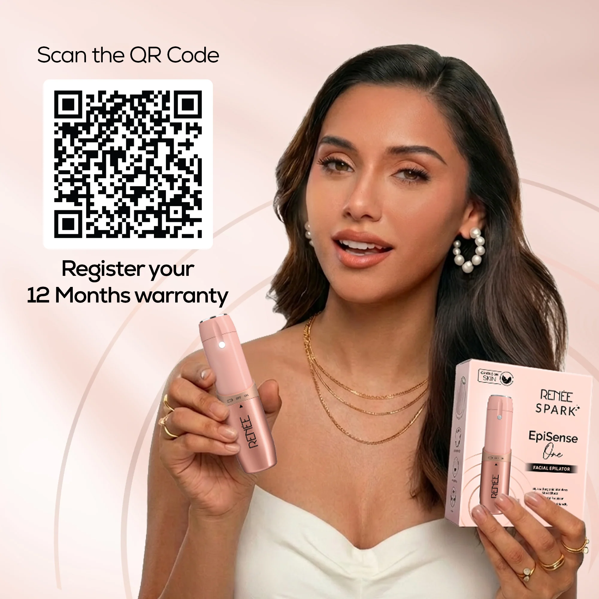RENEE Spark EpiSense One Facial Epilator For Painless Hair Removal - Image 10