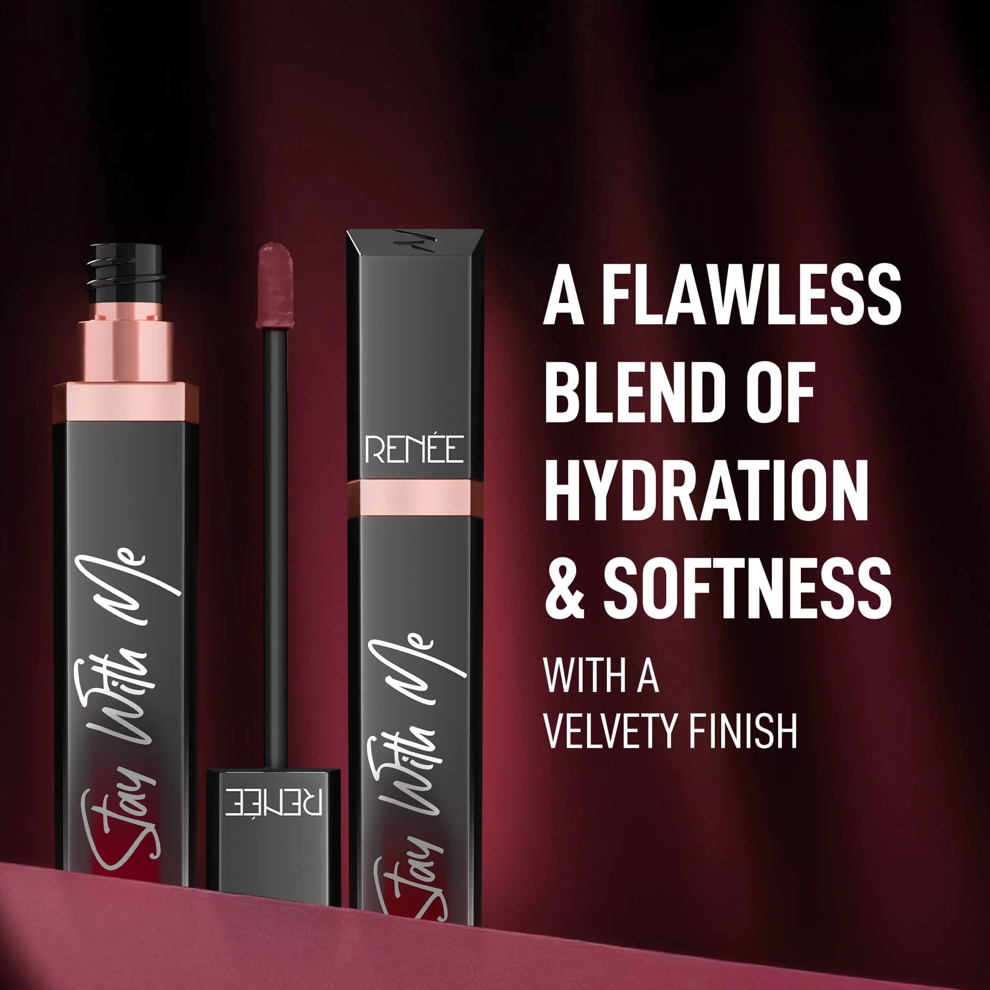 RENEE Stay With Me Matte Liquid Lipstick, 6 ml - Image 30