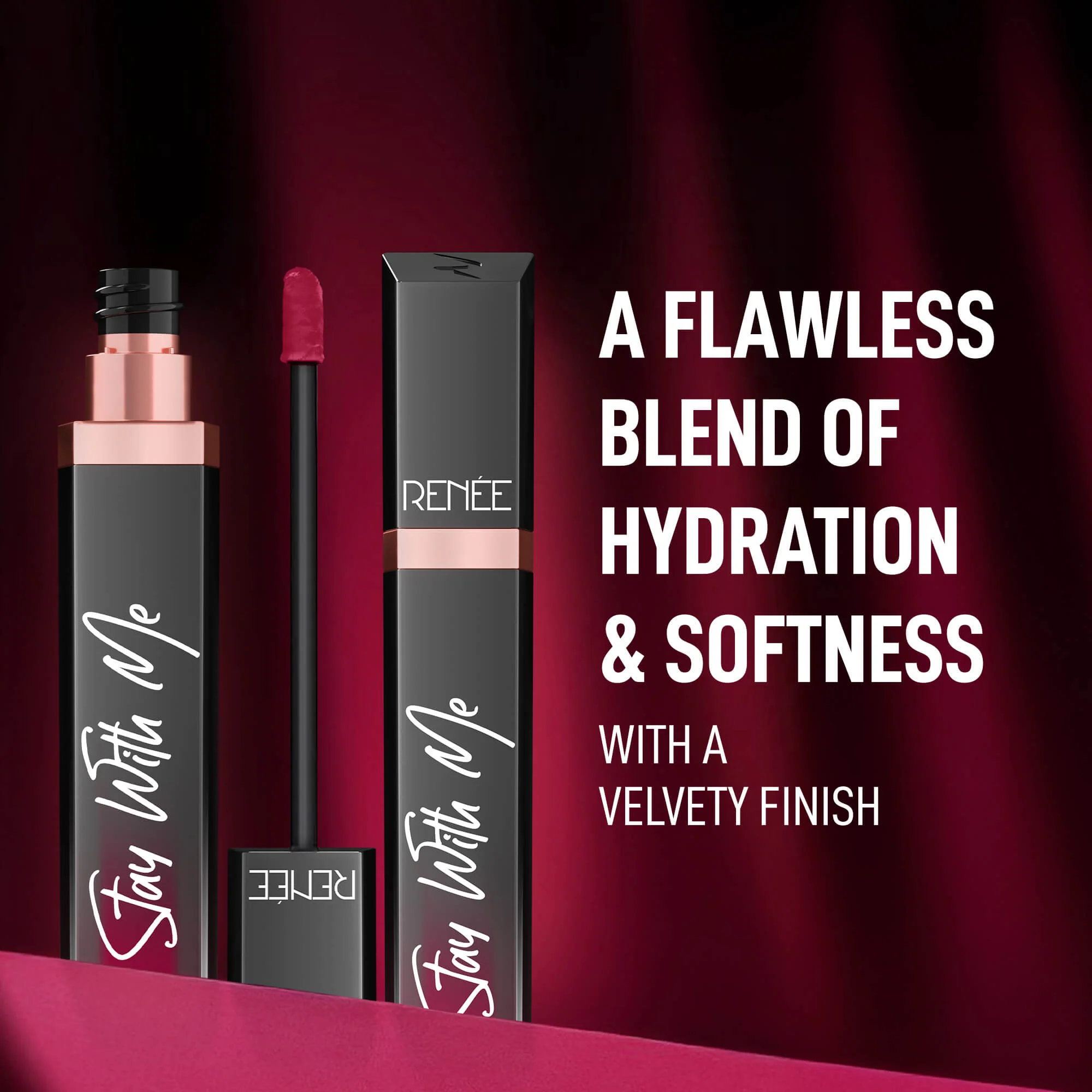 RENEE Stay With Me Matte Liquid Lipstick, 6 ml - Image 46