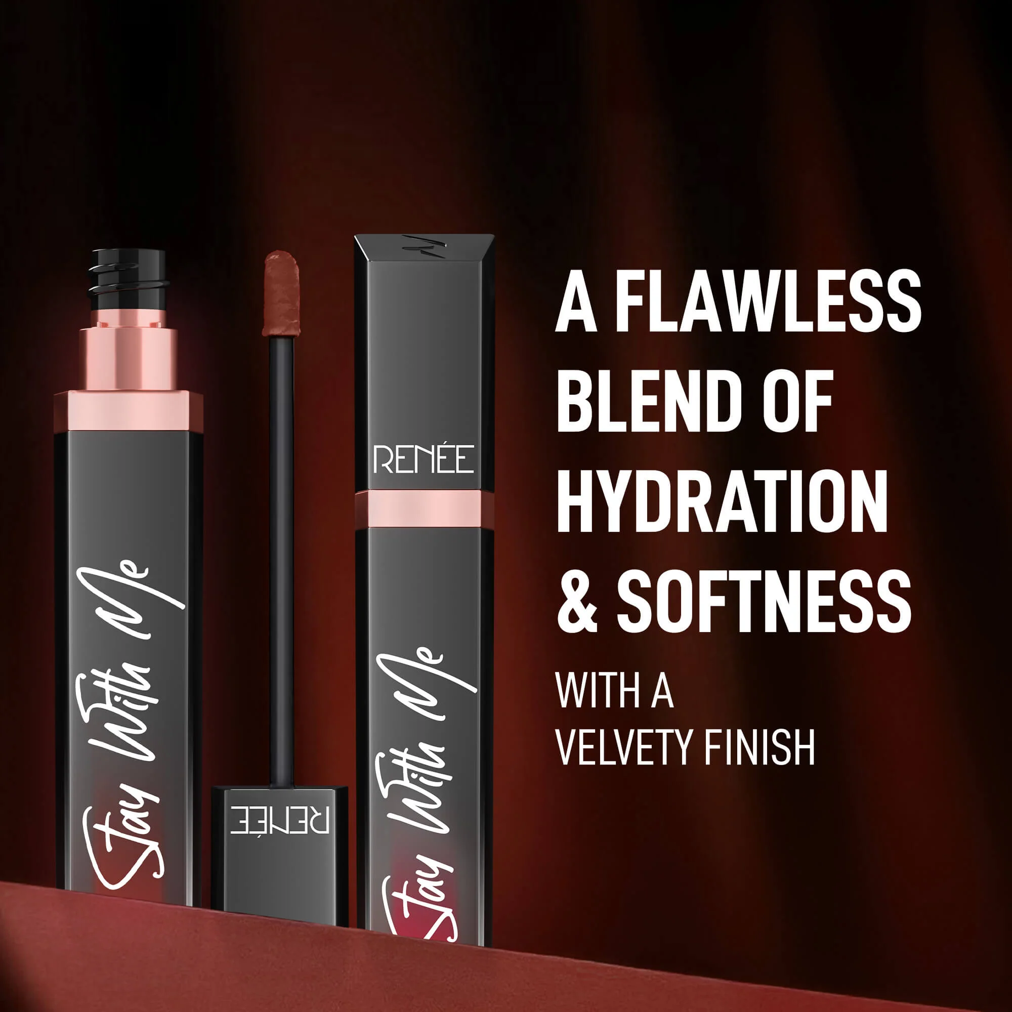 RENEE Stay With Me Matte Liquid Lipstick, 6 ml - Image 54
