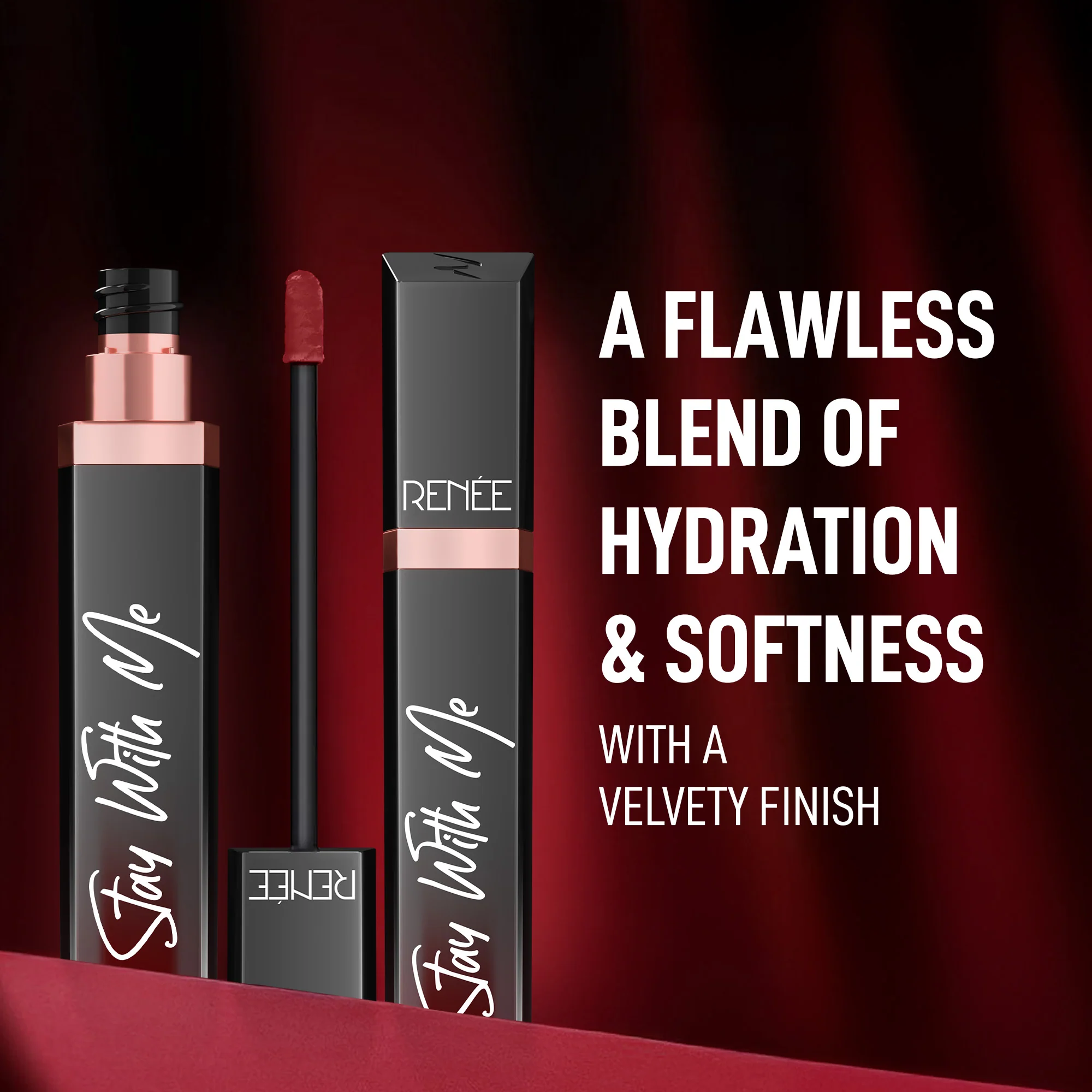 RENEE Stay With Me Matte Liquid Lipstick, 6 ml - Image 62