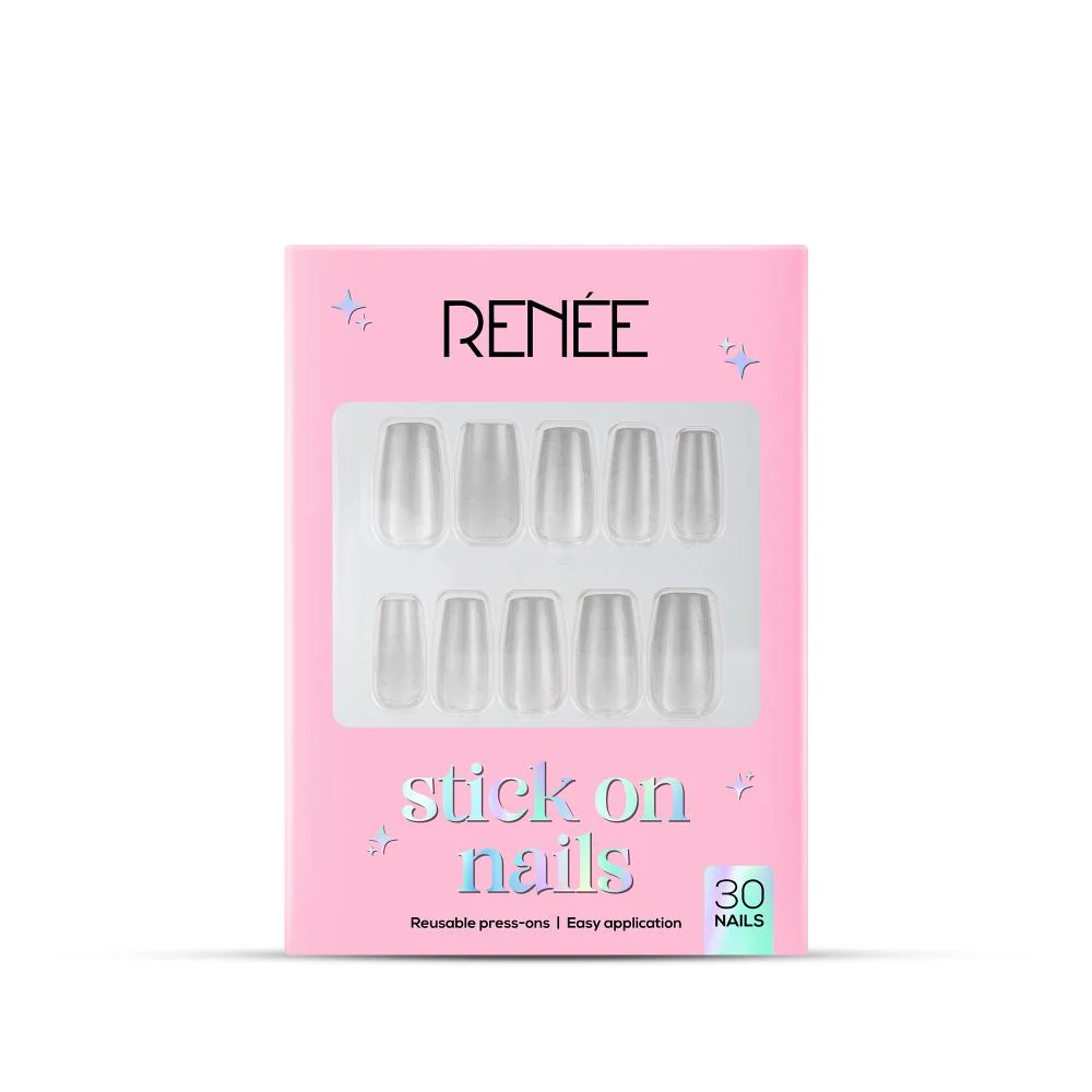 RENEE Stick on Nails With Glue- Pack of 30 Reusable & Long-lasting Nails - Image 43