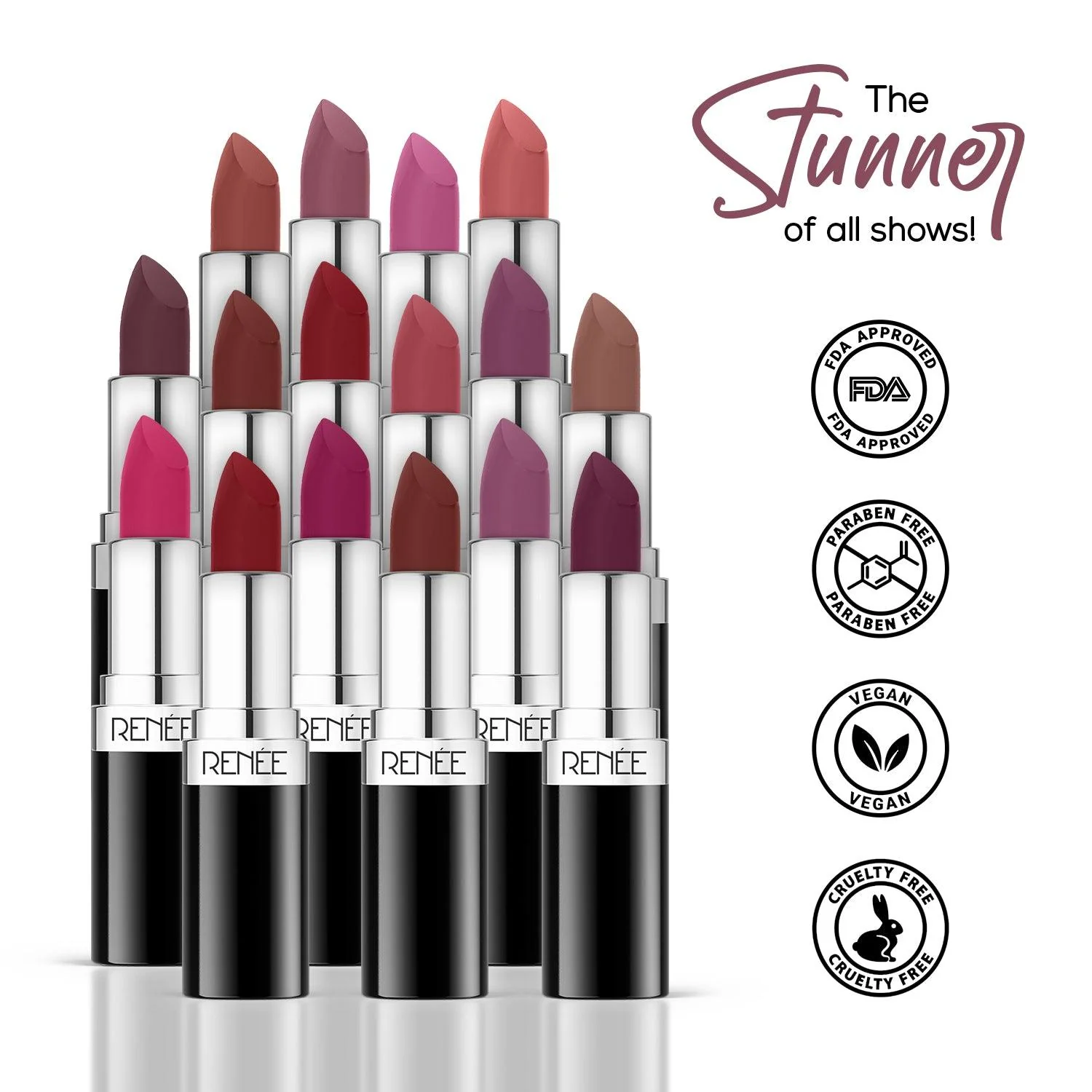 RENEE Stunner Matte Lipstick, 4 g - Image 18