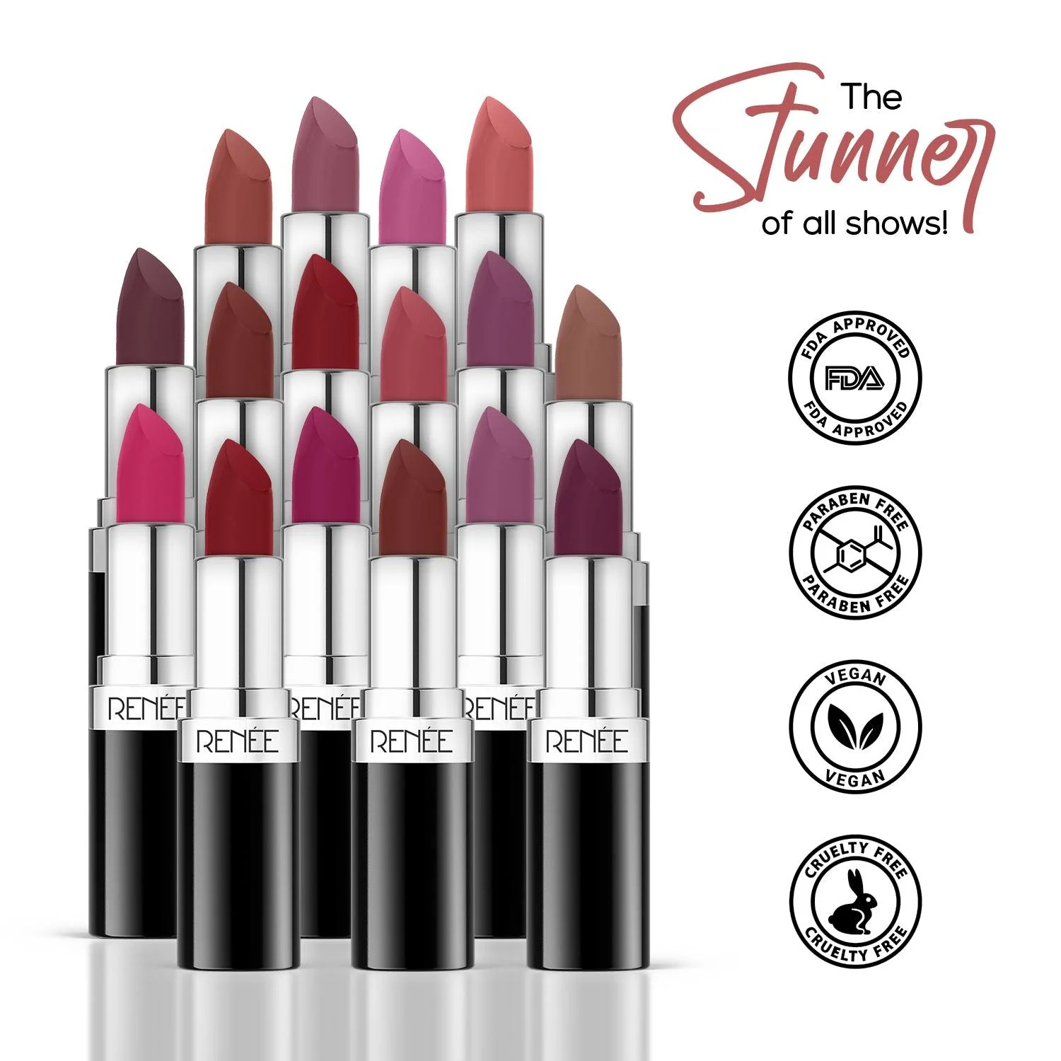 RENEE Stunner Matte Lipstick, 4 g - Image 23