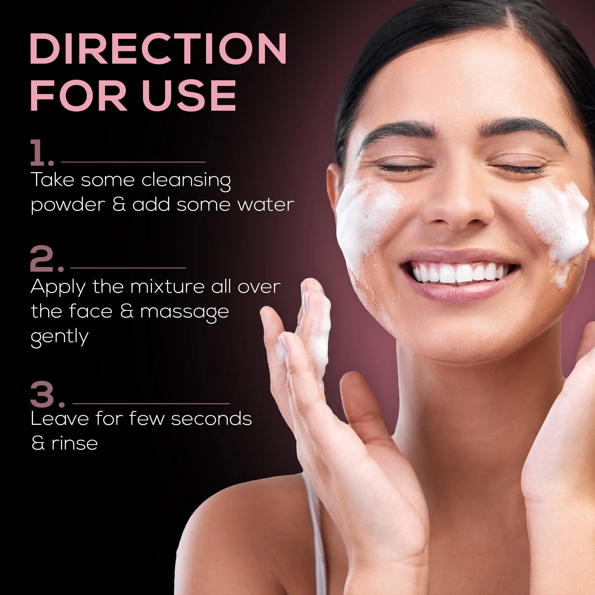 RENEE Super Glow Cleansing Powder with Acai berry & Vitamin E - Image 5