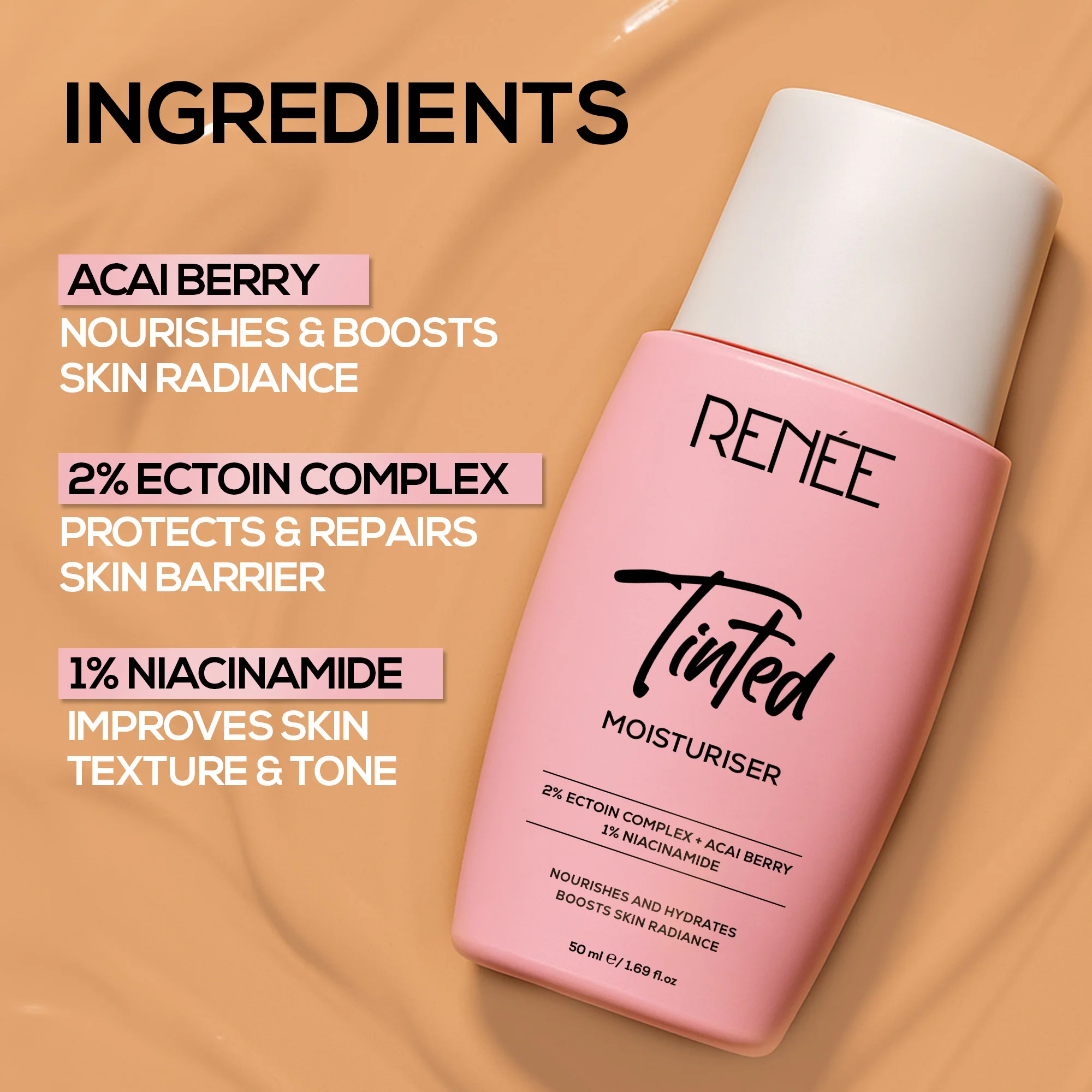 RENEE Tinted Moisturiser, 50 ml - Image 17