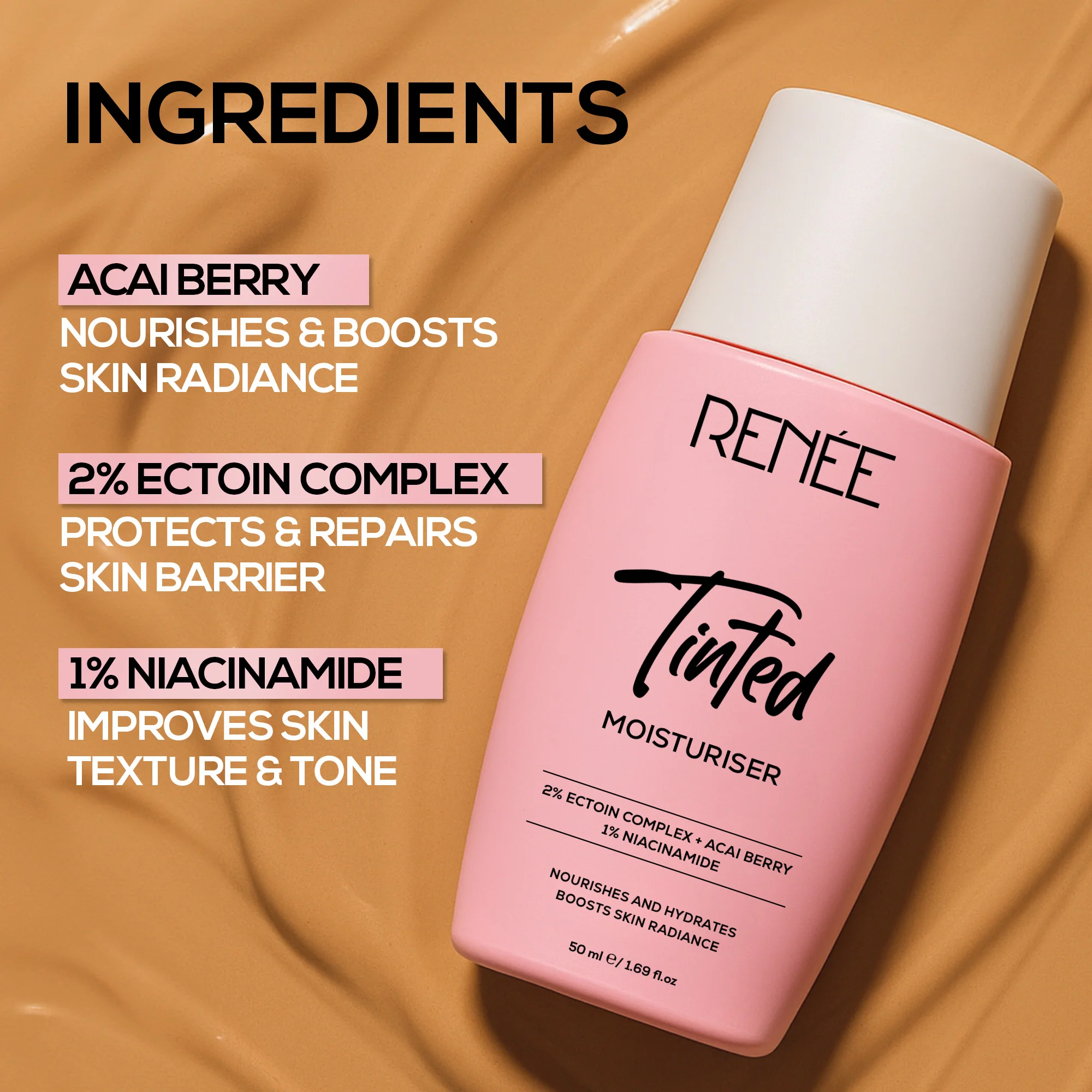 RENEE Tinted Moisturiser, 50 ml - Image 30