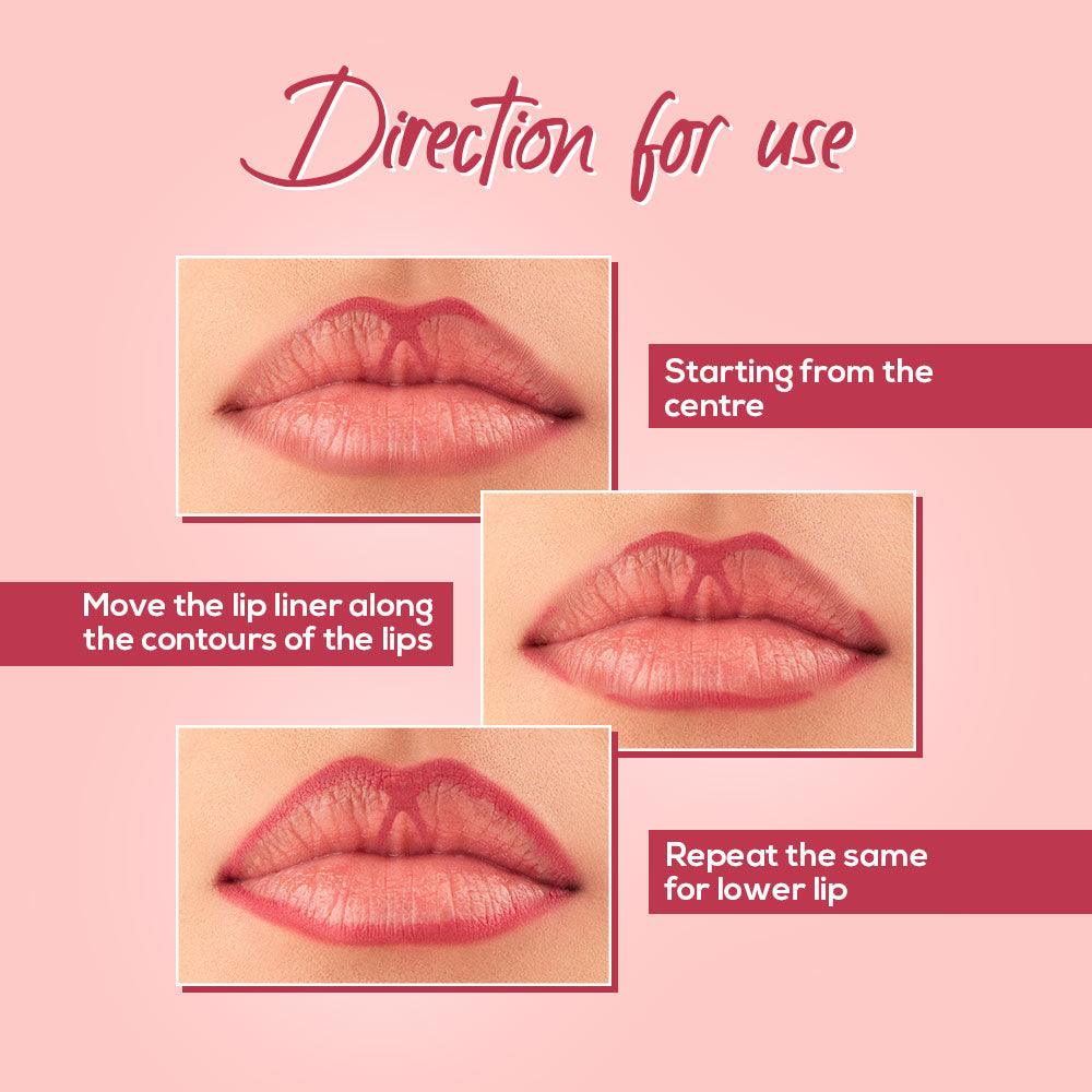 RENEE Define Matte Pencil Lip Liner, Set of 12 - Image 7