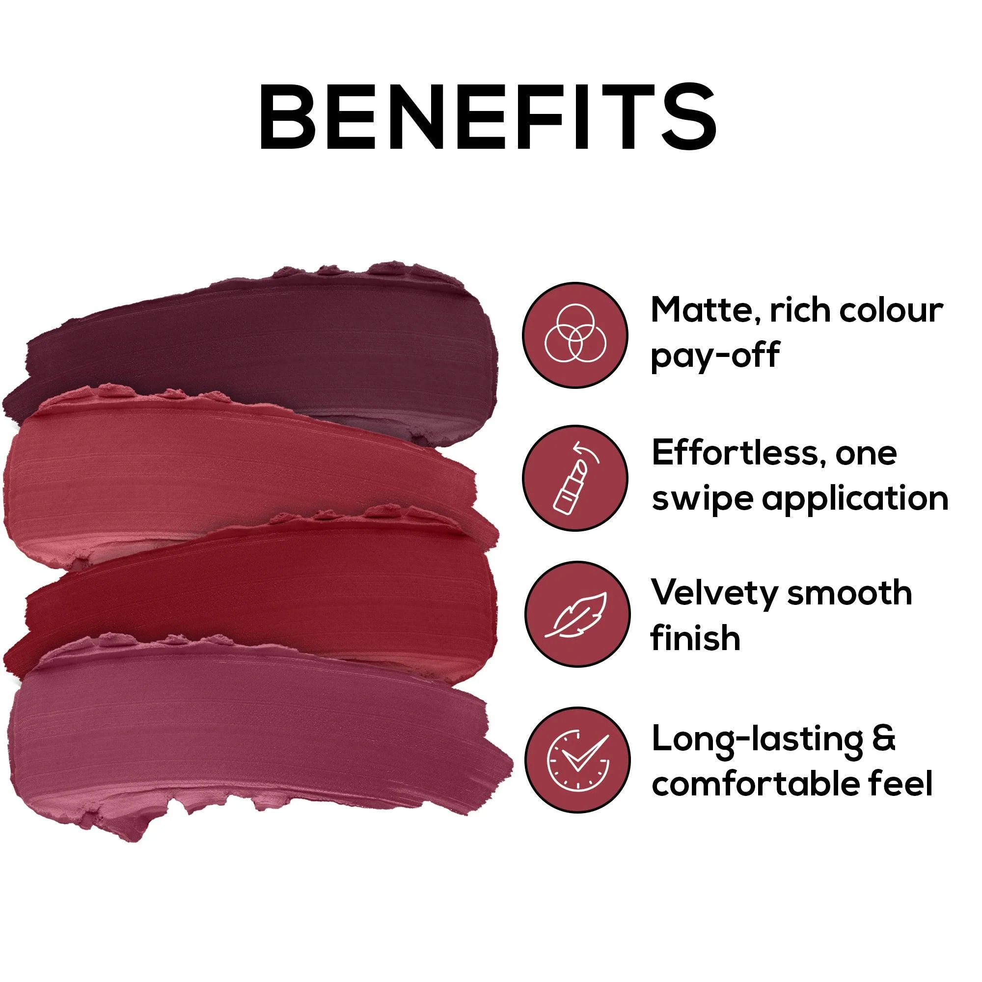 RENEE Very Matte Lipsticks - Long Lasting Weightless Velvety Formula - Image 3
