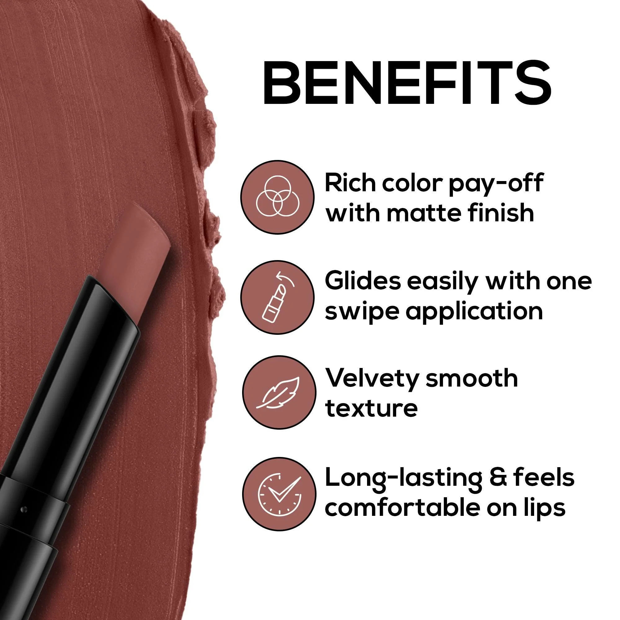 RENEE Very Matte Lipsticks - Long Lasting Weightless Velvety Formula - Image 50