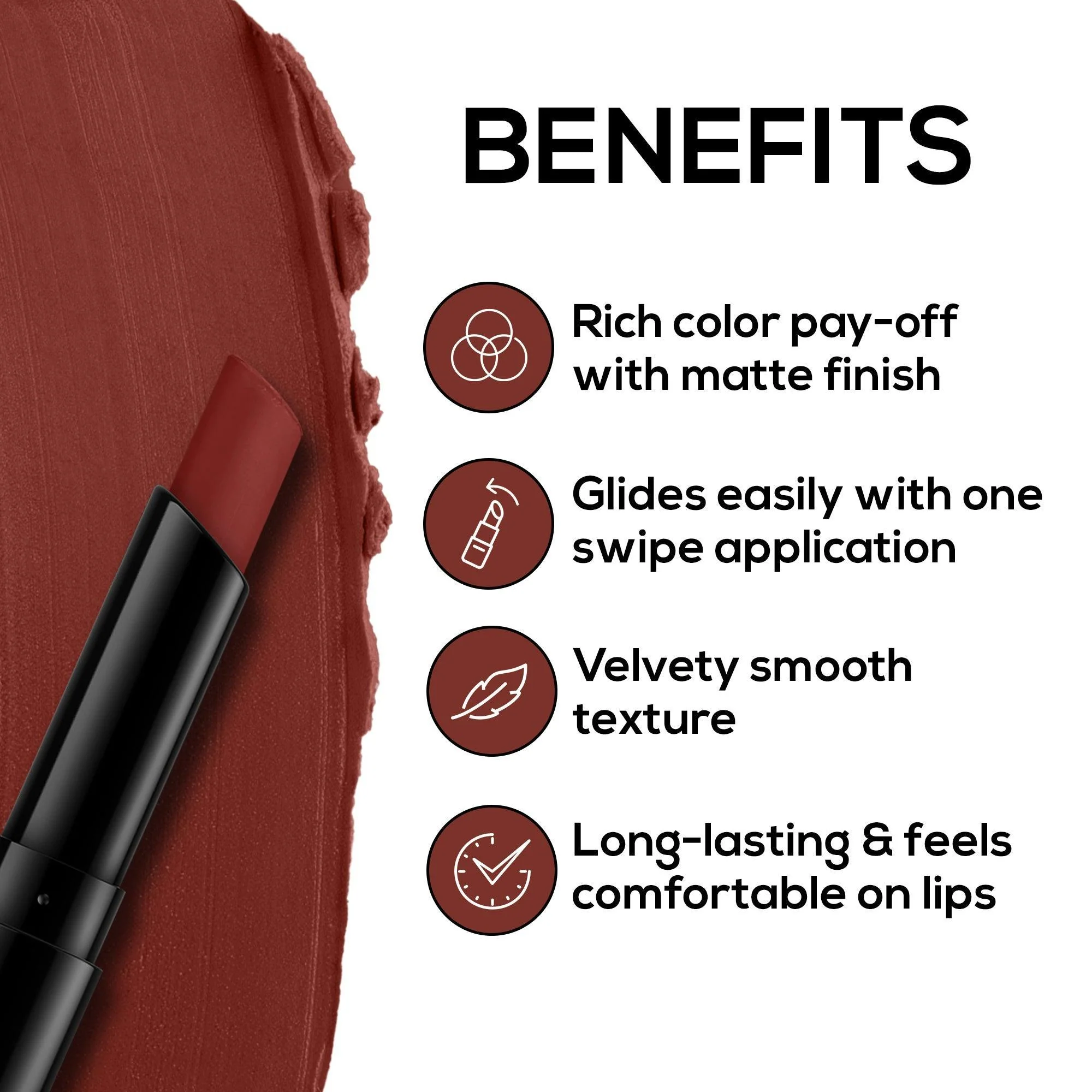 RENEE Very Matte Lipsticks - Long Lasting Weightless Velvety Formula - Image 60