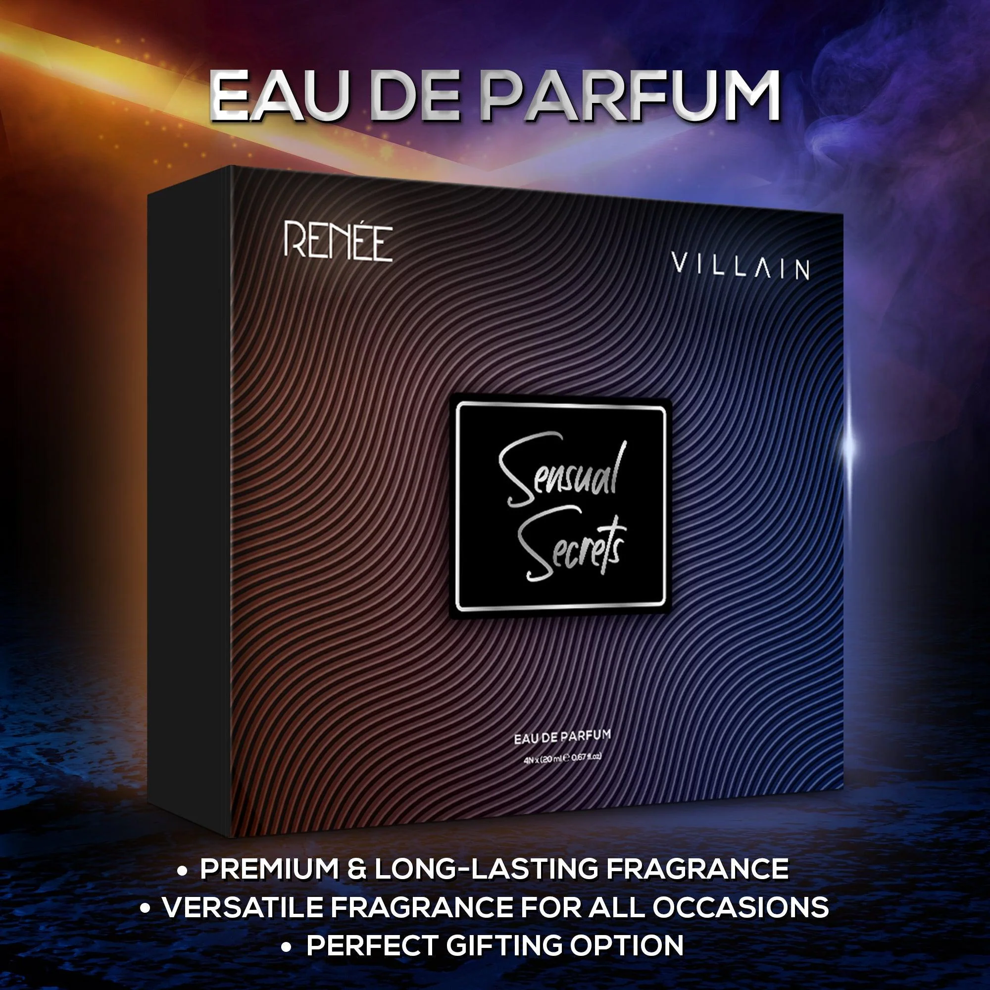 RENEE x VILLAIN Sensual Secrets Eau De Parfum Unisex Gift Set, 20 ml each - Image 4
