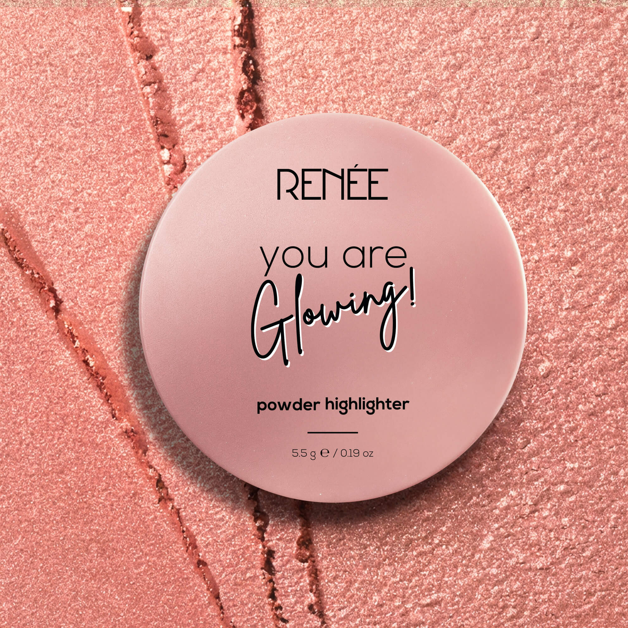 RENEE You Are Glowing Powder Highlighter With Luminous Shine, 5.5g - Image 9
